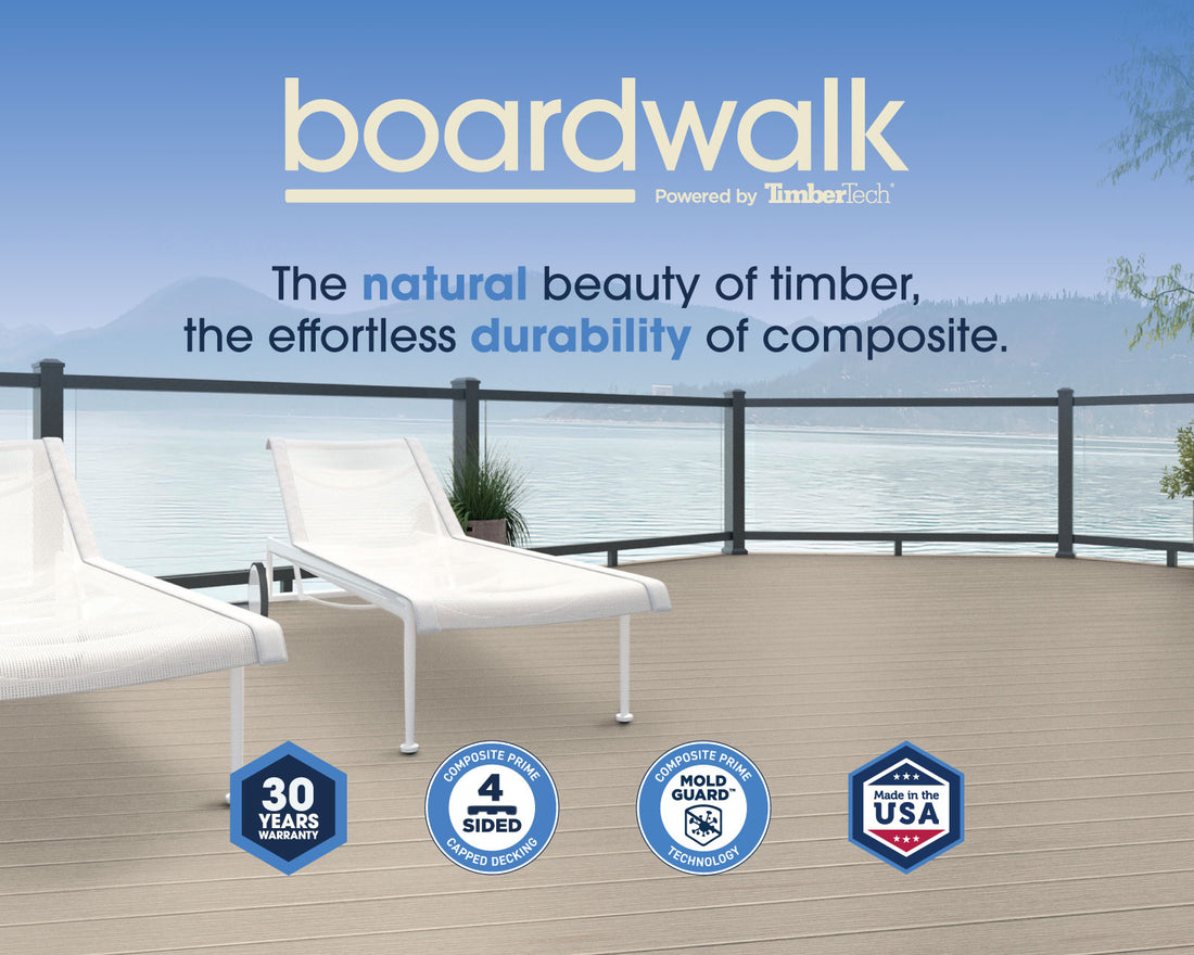 Boardwalk Advanced Composite Decking Web Banner - Mobile Version