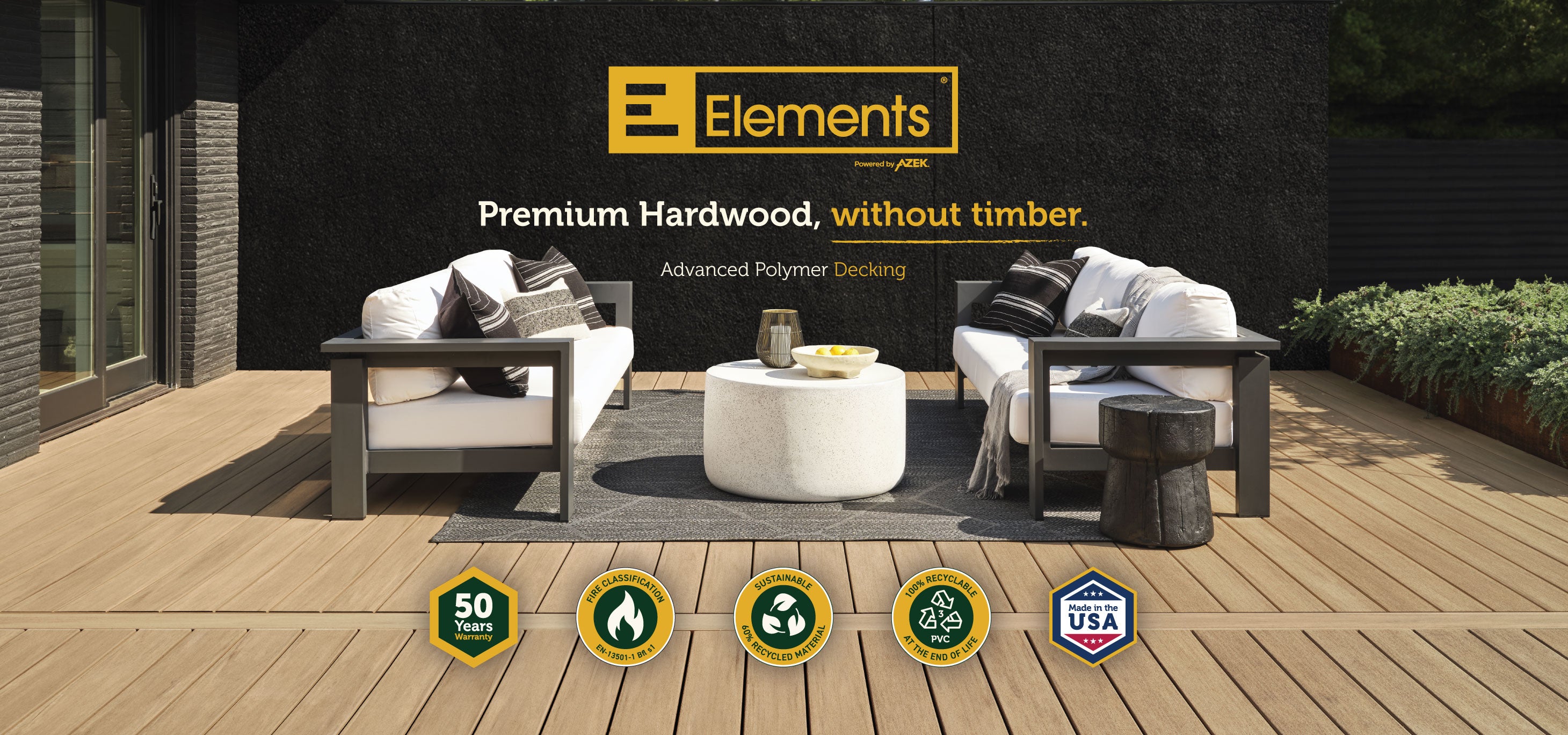 Elements Advanced Polymer Composite Decking Web Banner
