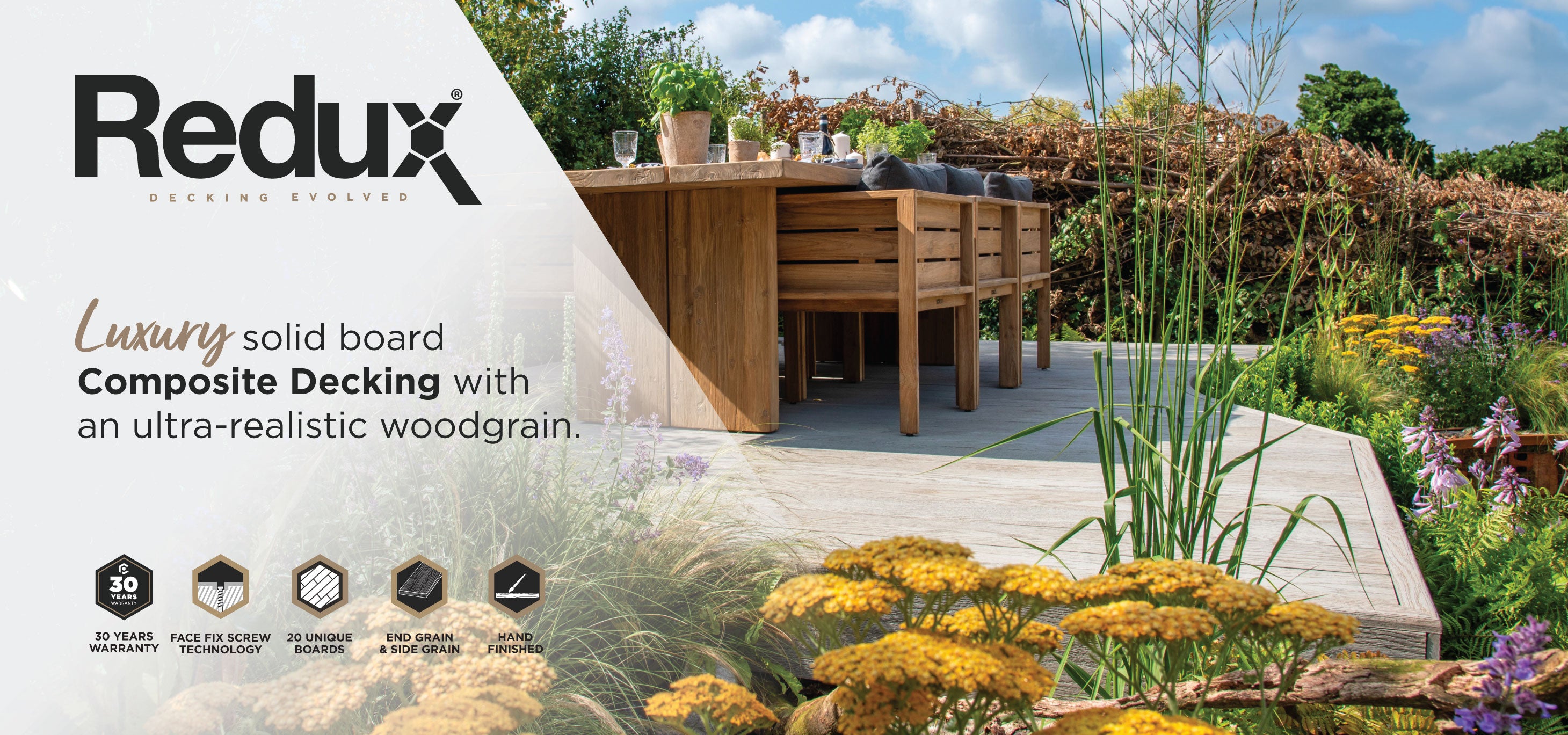 Redux Luxury Composite Decking Web Banner