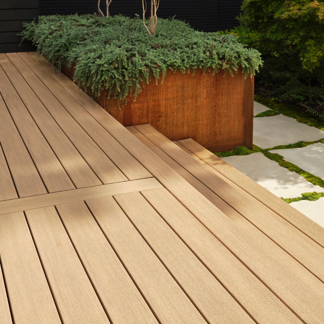 Elements Deck Board - Standard Width - Square Shouldered - 25 X 140 X 4880 (mm)