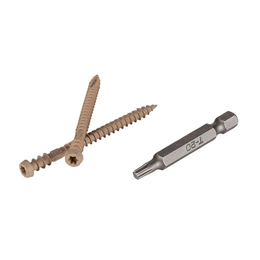 TOPLoc 24.4 m Pack (100 Screws, 1 bit)